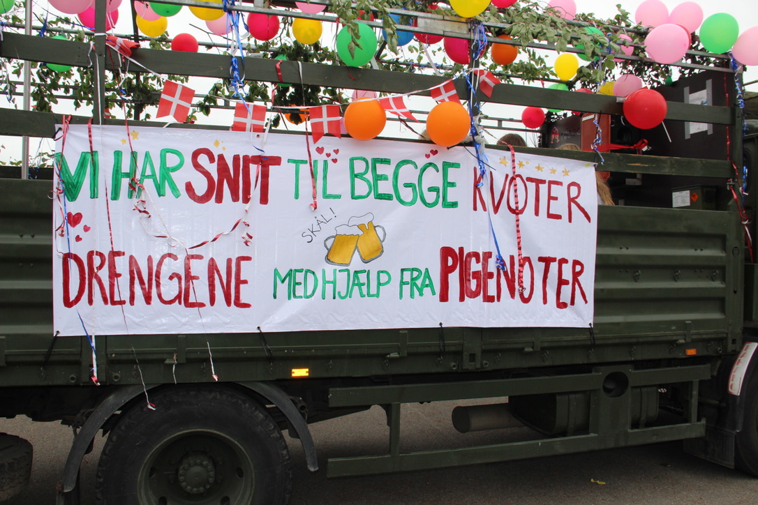 Banner til studentervogn