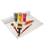 Bannerpakke til studenterkørsel med maling og strips